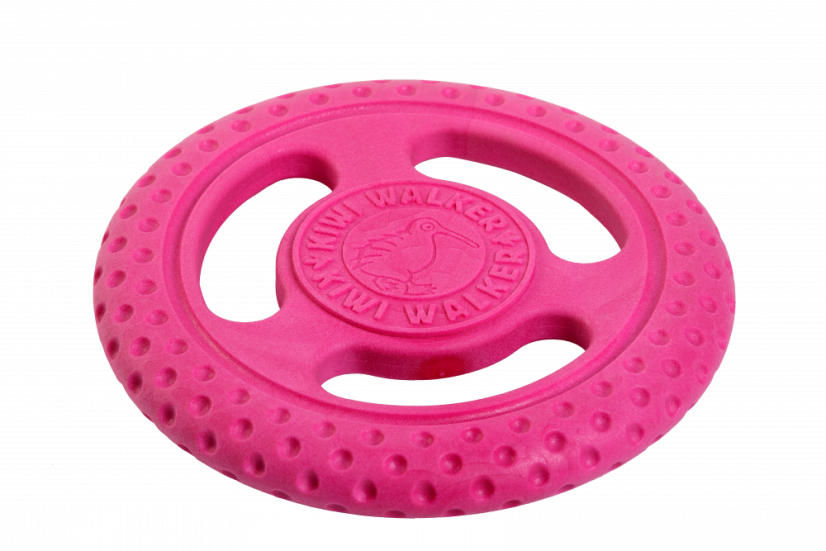 Plovací frisbee z TPR pěny MAXI růžová 21,5 cm
