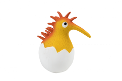 Latexová pískací hračka Kiwi Baby oranžová