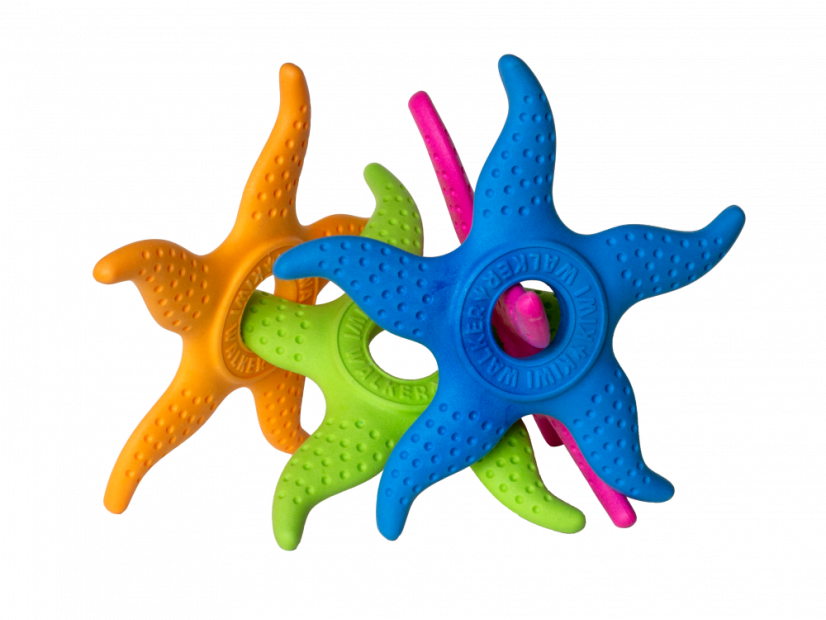 OCTOPUS & STARFISH z TPR pěny a plyše - Růžová