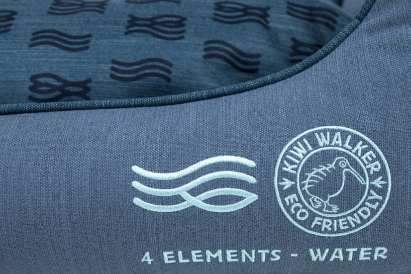 Pelíšek z recyklovaných materiálů 4ELEMENTS - L - Modrá - Water