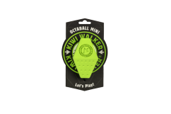 Gumová hračka OCTABALL s dírou na pamlsky - MINI - zelená