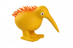 Latexová pískacia hračka Kiwi L oranžová