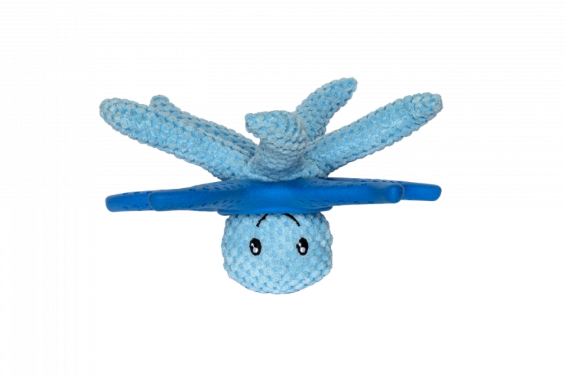 OCTOPUS & STARFISH z TPR pěny a plyše - Modrá