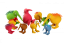 Latexová pískací hračka Kiwi Red Helmet oranžová