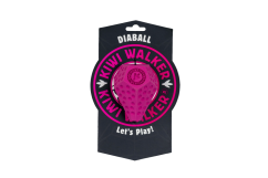 Gumová hračka DIABALL s dírou na pamlsky - MAXI - růžová