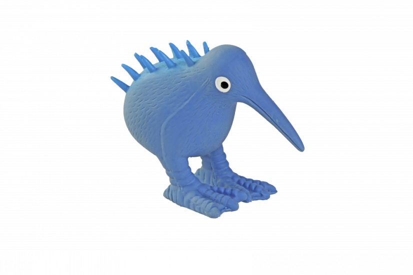 Latexová pískací hračka Kiwi S modrá