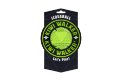 Gumová hračka ICOSABALL s dírou na pamlsky -MAXI- zelená