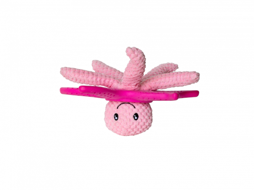 OCTOPUS & STARFISH z TPR pěny a plyše - Růžová