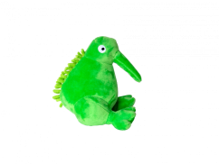 Plyšová pískací hračka Kiwi zelená