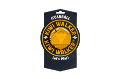 Gumová hračka ICOSABALL s dírou na pamlsky -MAXI- oranžová