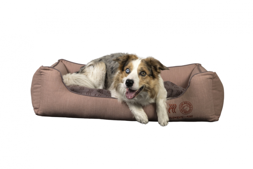 Pelíšek z recyklovaných materiálů 4ELEMENTS - M - Cihlová - Fire