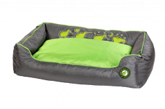 Pelech z ortopedické pěny - XL - Zelená/Šedá