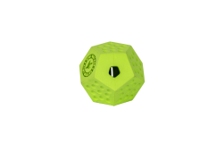 Gumová hračka DODECABALL s dírou na pamlsky - MINI- zelená