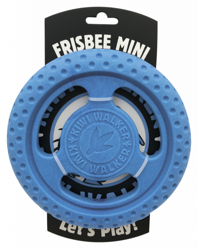 Plovací frisbee z TPR pěny MINI modrá 16,5 cm