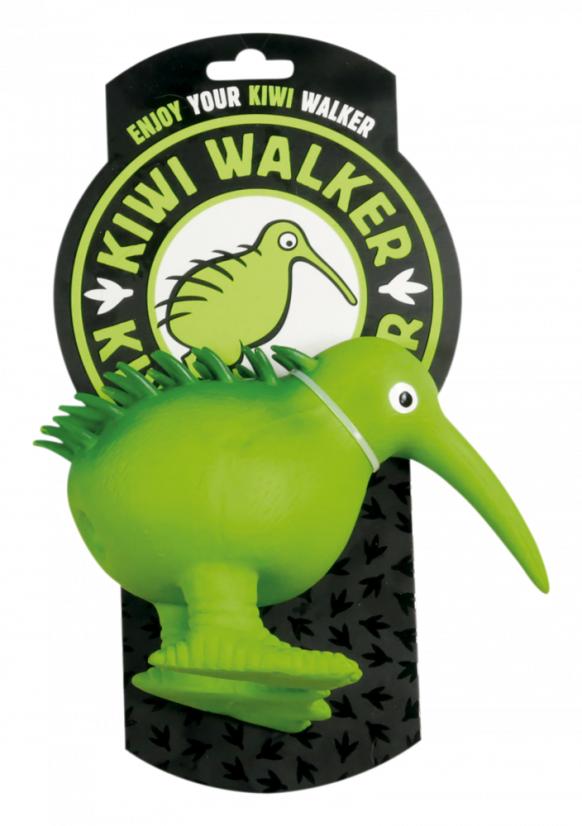 Latexová pískací hračka Kiwi L zelená