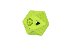 Gumová hračka ICOSABALL s dírou na pamlsky -MAXI- zelená