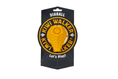 Gumová hračka DIABALL s dírou na pamlsky - MAXI - oranžová