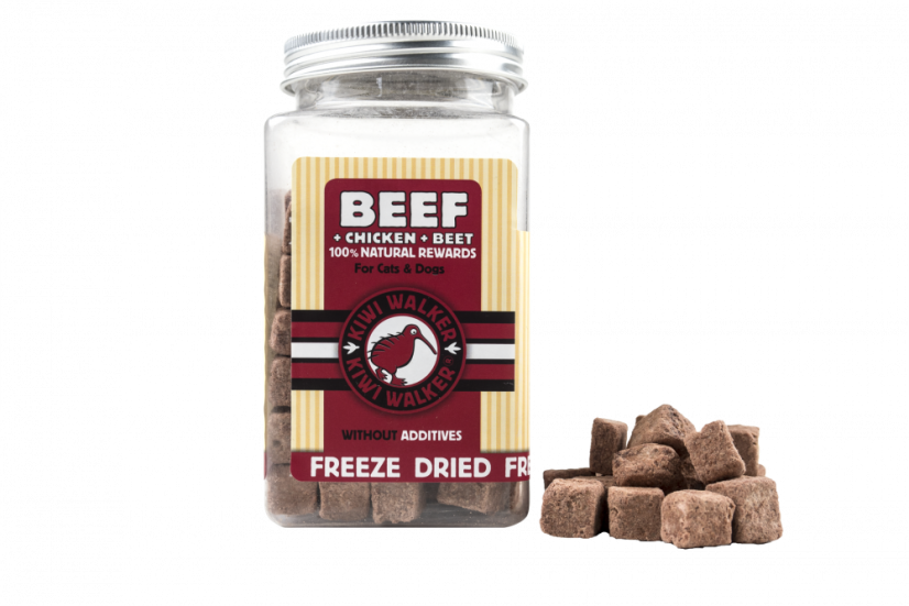 Mrazem sušené pamlsky hovězí + kuřecí + červená řepa 90 g